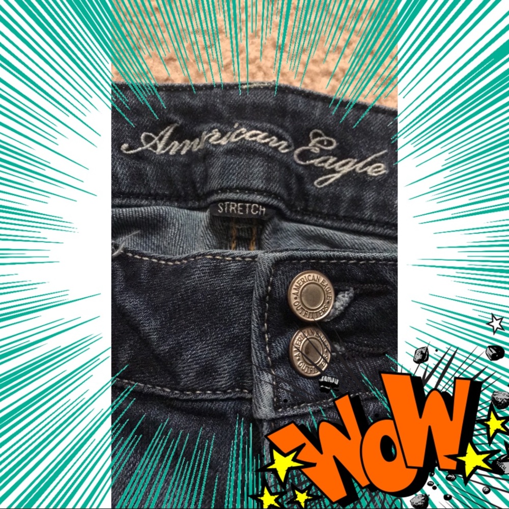 80% OFF!Vintage Artisan Flare American Eagle Jeans